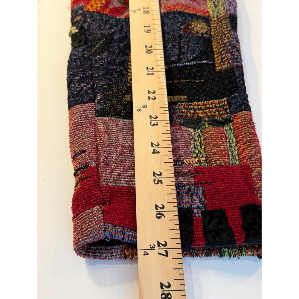 Chico’s Boho Artsy Patchwork Blazer Jacket Size 1… - image 8